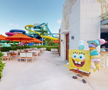 Con tu entrada Aqua Ride puedes disfrutar de la vista panorámica del parque acuático Aqua Nick Riviera Maya