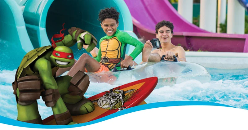 Imagen del kiosco de snacks Aqua Bites, incluido en tu entrada Splash Bites de Aqua Nick Riviera Maya