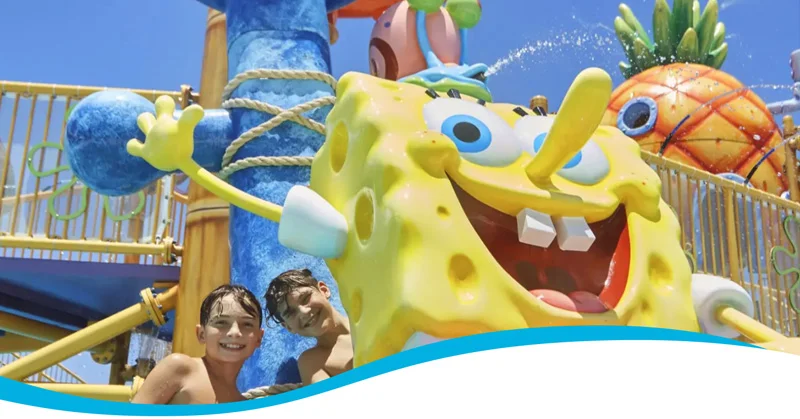 Con tu entrada Aqua Ride puedes disfrutar de la vista panorámica del parque acuático Aqua Nick Riviera Maya