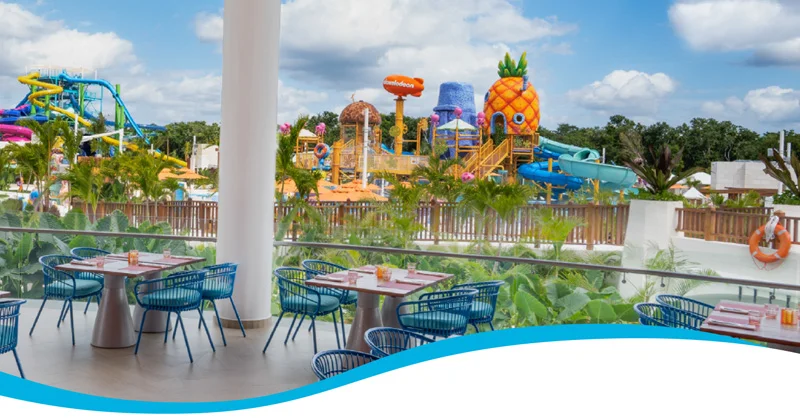 Tu entrada Aqua Bistro incluye acceso al restaurante Nick Bistro del parque acuático Aqua Nick Riviera Maya